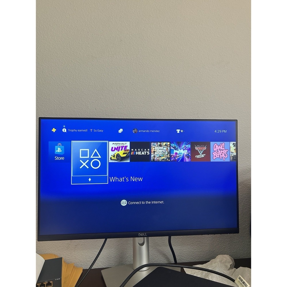 Sony PlayStation 4 Slim Home Console With Power Cord And HDMI only‎ Tested